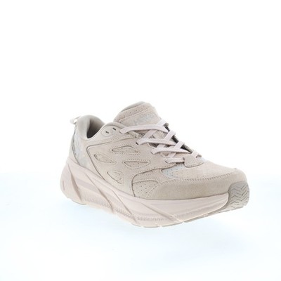 Hoka Clifton L Suede Herren Beige Wildleder Sportschuh 44.7
