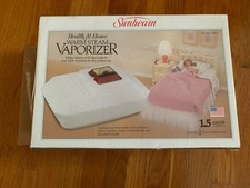 Humidificador de vapor caliente Sunbeam Health at Home de colección modelo 1368-8 en caja