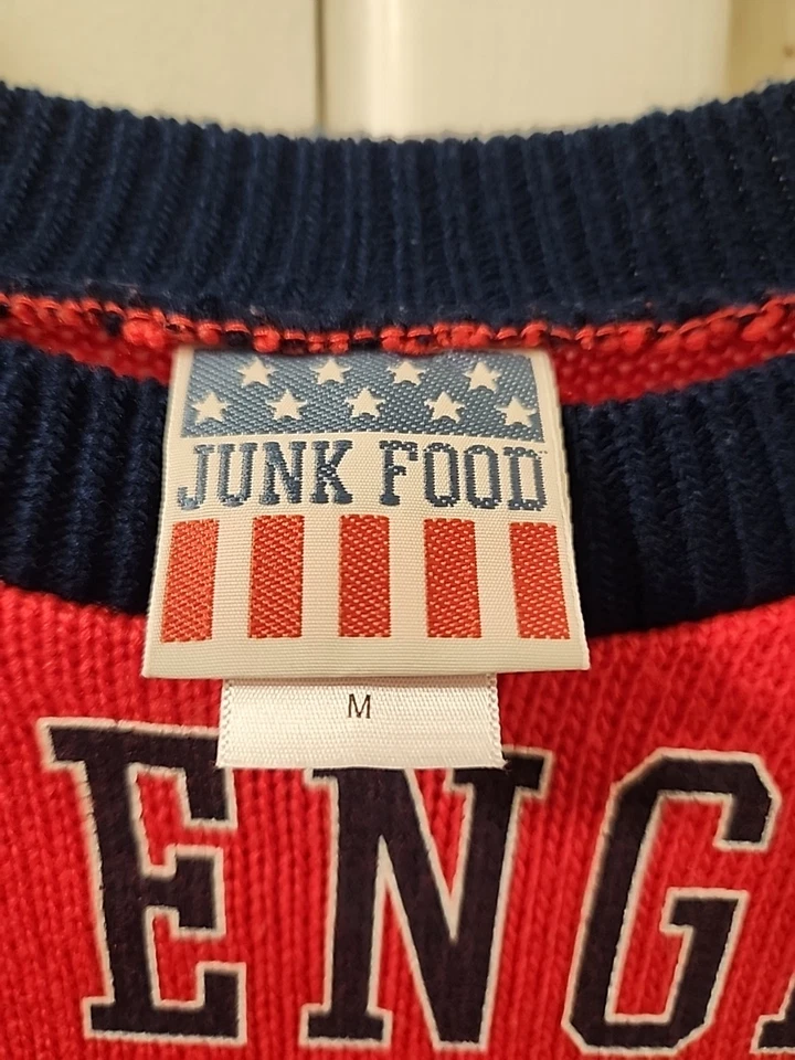 Suéter tejido Junk Food NE Patriots unisex mediano Foto 3 de 4