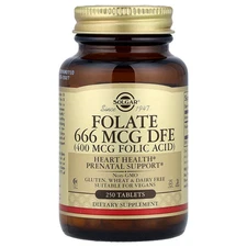 Folate, 666 mcg DFE, 250 Tablets