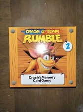 McDonald's 2023 Crash Team Rumble Crash's Memory Card Game Happy Meal Toy NIP 2