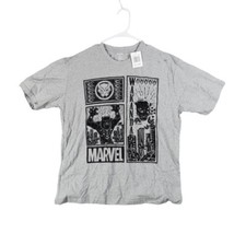 MARVEL DISNEY Black Panther Mens SZ XL Gray Wakanda Forever Graphic Print