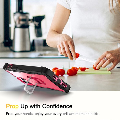 Case For iPhone 12 11 ProMax XS XR X 8 7 6Plus Heavy Duty Shockproof Stand Cover - Picture 44 of 82