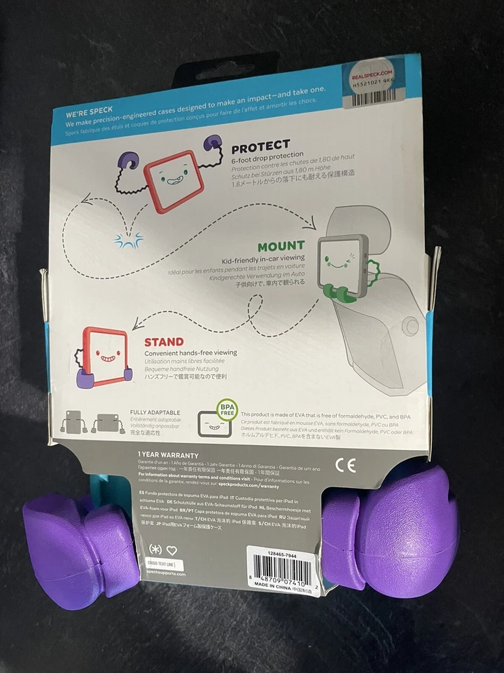 Speck iPad Mini 4/5 Case-E - Teal Ages 4+ (2019) - Image 2 of 2