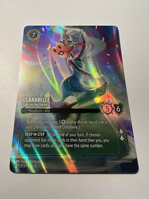 Lorcana Clarabelle 211/204 Enchanted EN - NM - Mit Toploader