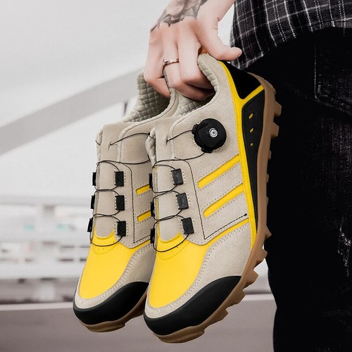 Bequeme Herren MTB Fahrradschuhe mit SPD Cleats Gravel Rennrad Sneaker - Bild 10 von 28