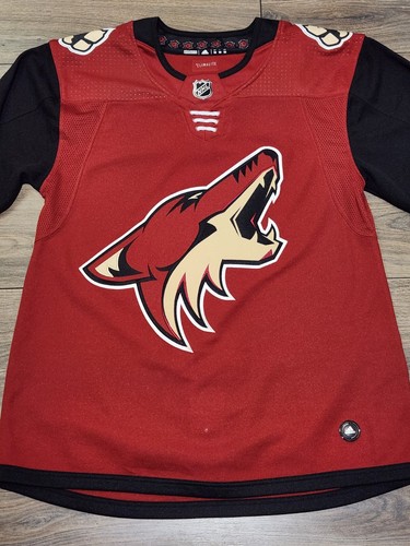 Arizona Coyotes Utah HC Red Howling Head Adidas Climalite Home Jersey Size 50 - Picture 5 of 12