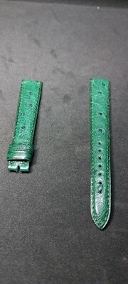 Strap BLANCPAIN Genuine Ostrich  Leather 15mm 12-105-70mm Women  Cosido A Mano