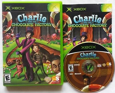 Microsoft XBOX CHARLIE AND THE CHOCOLATE FACTORY Video Game Complete w