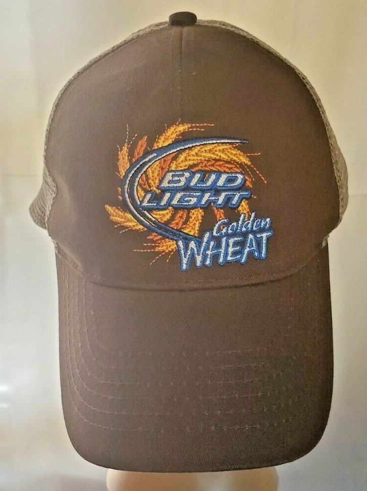 Vintage Bud Light Hat Mesh Back Snapback Trucker USA Used