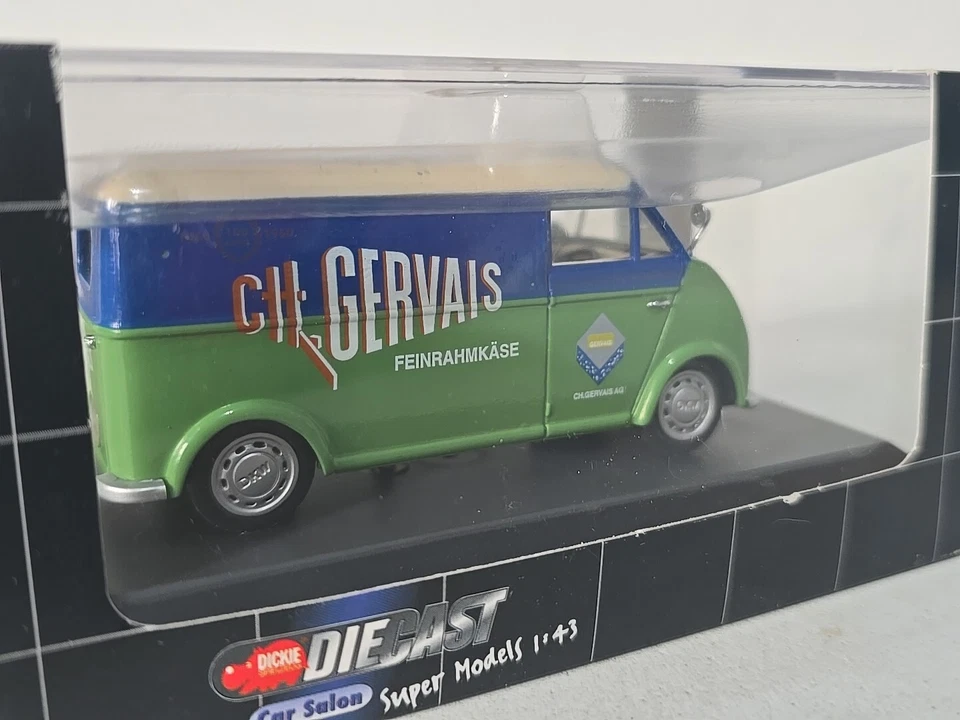 1/43 DKW SCHNELLASTER VAN CH GERVAIS FEINRAHMKASE DICKIE DIECAST BOXED MODEL — 第 3/4 张图片