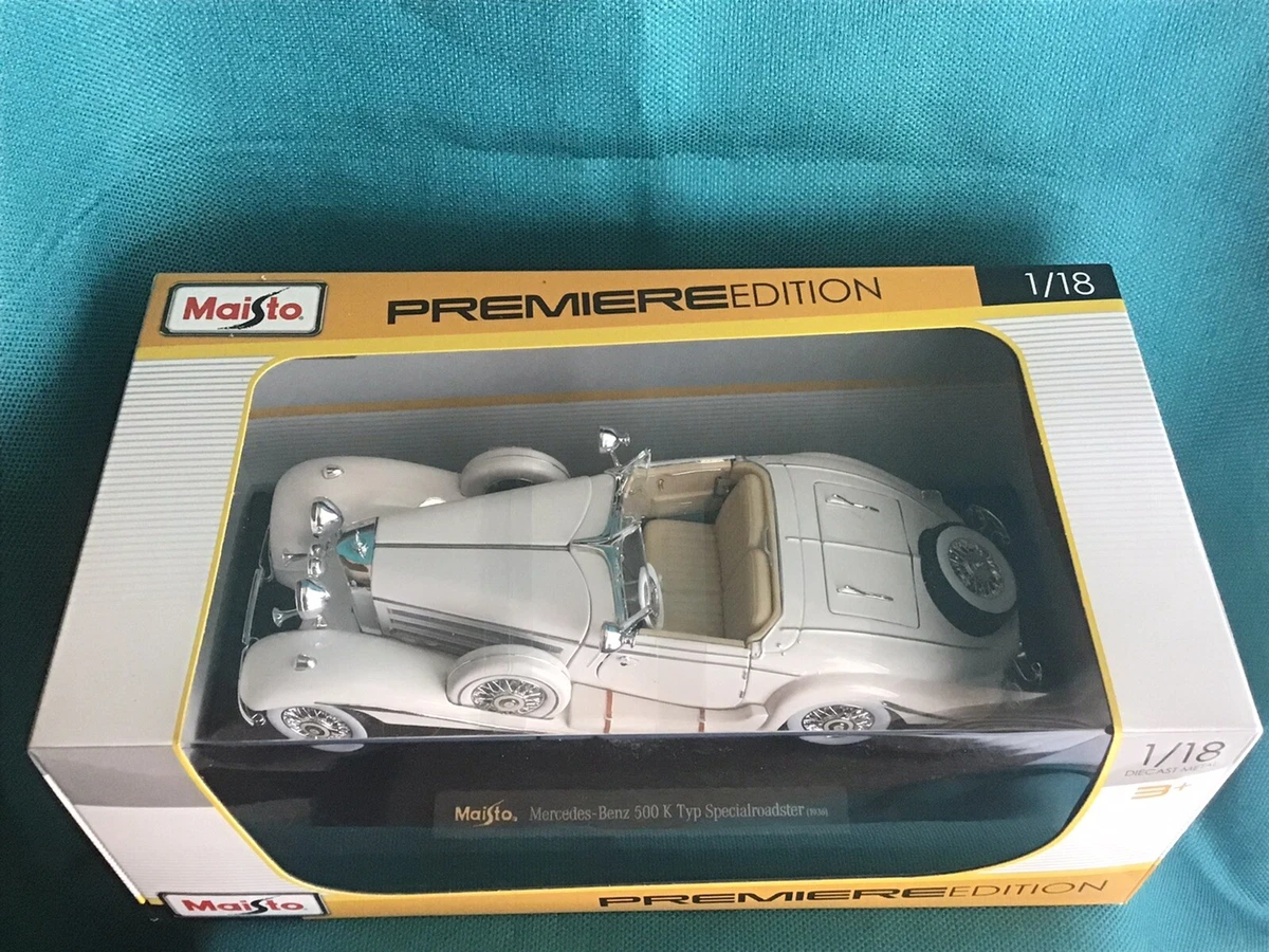 Maisto Premiere Edition 1 18 Mercedes Benz 500 K Roadster 1936