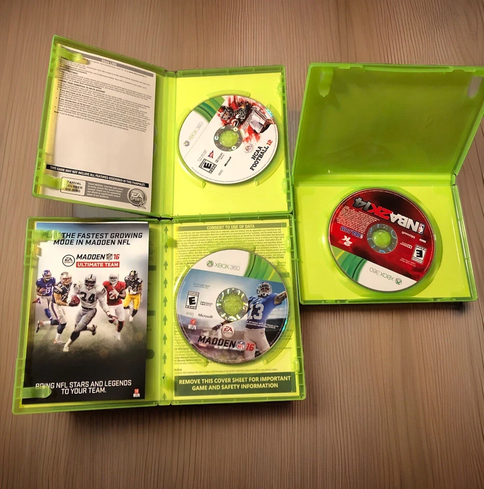 xbox 360 games lot Football & Basketball Tested - Image 3 of 3