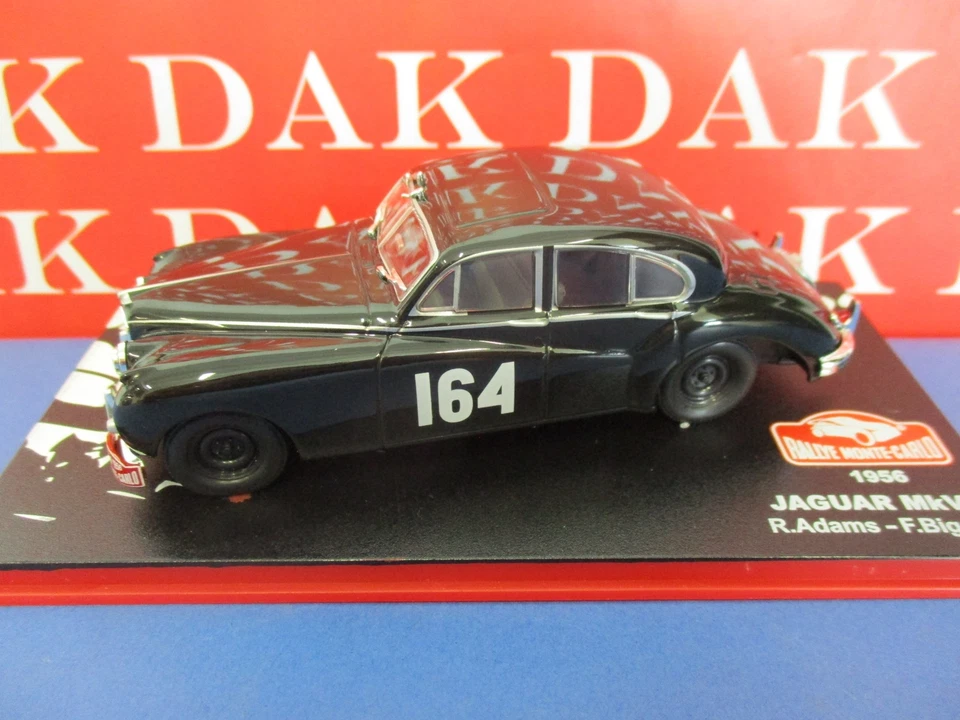 Die cast 1/43 Modellino Auto Jaguar MkVII Rally Monte Carlo 1956 - Immagine 2 di 4