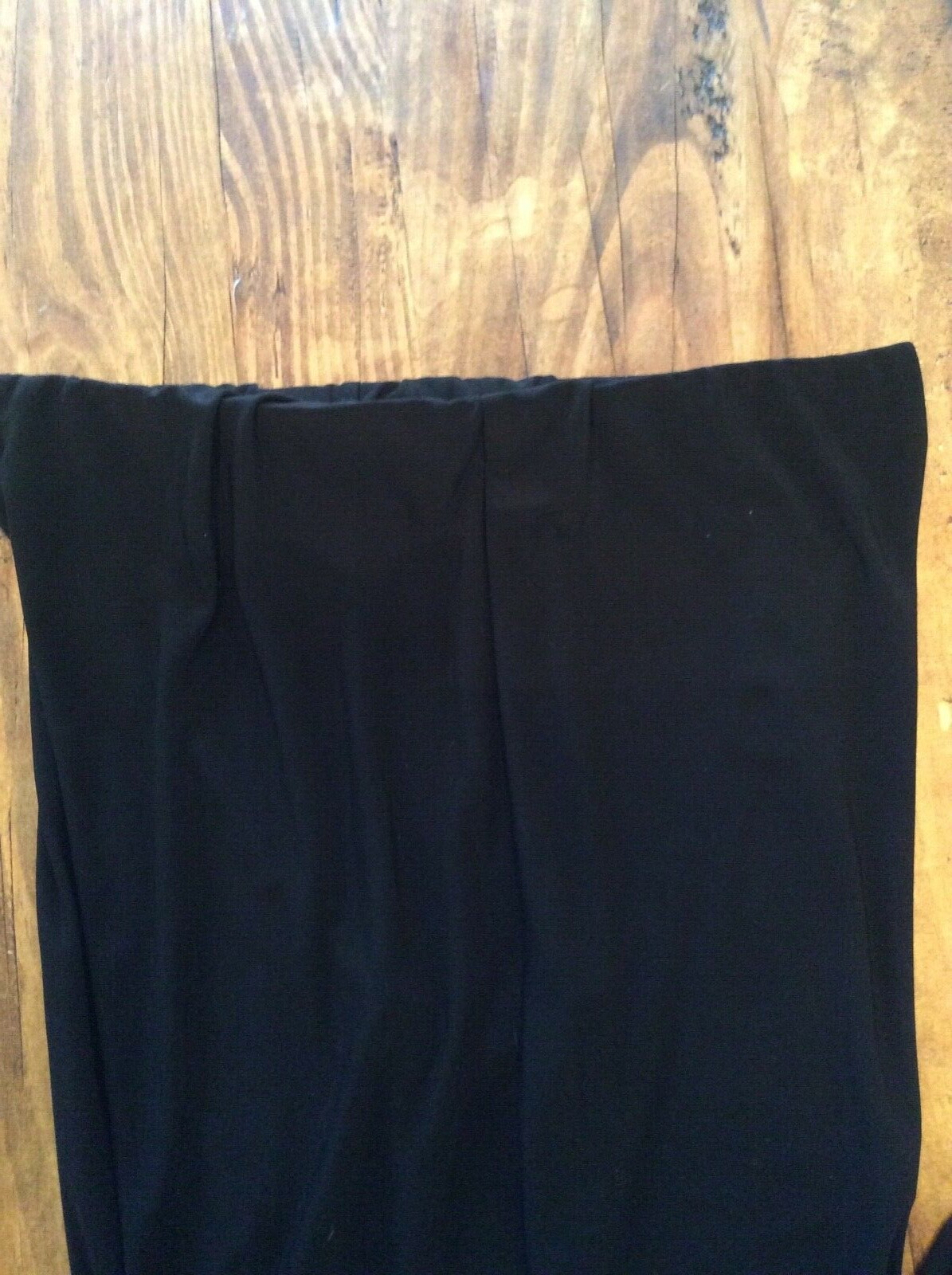 CARIB LADIES SOLID BLACK POLYESTER NYLON DRESS PA… - image 2