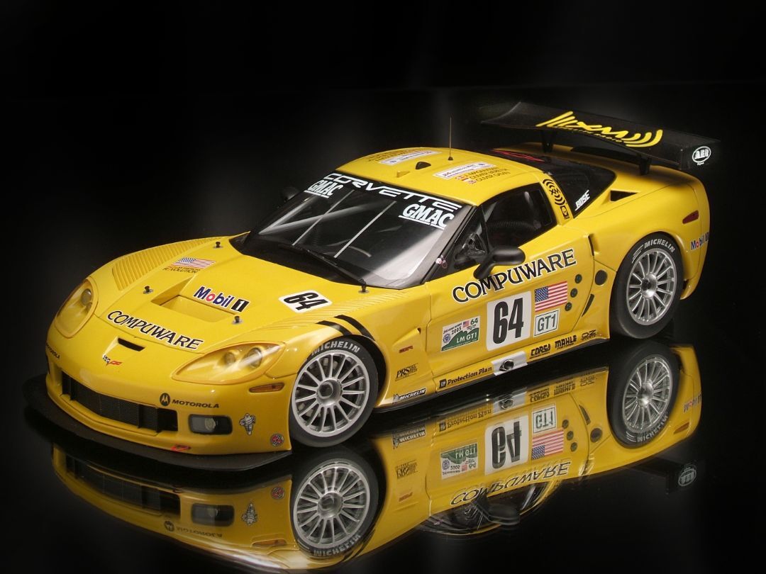 未開封 1/18 AUTOart シボレー コルベット C6R 2005 #64 Autoart 2005 Corvette C6R #64 Winner, 24 Hours of Le Mans
