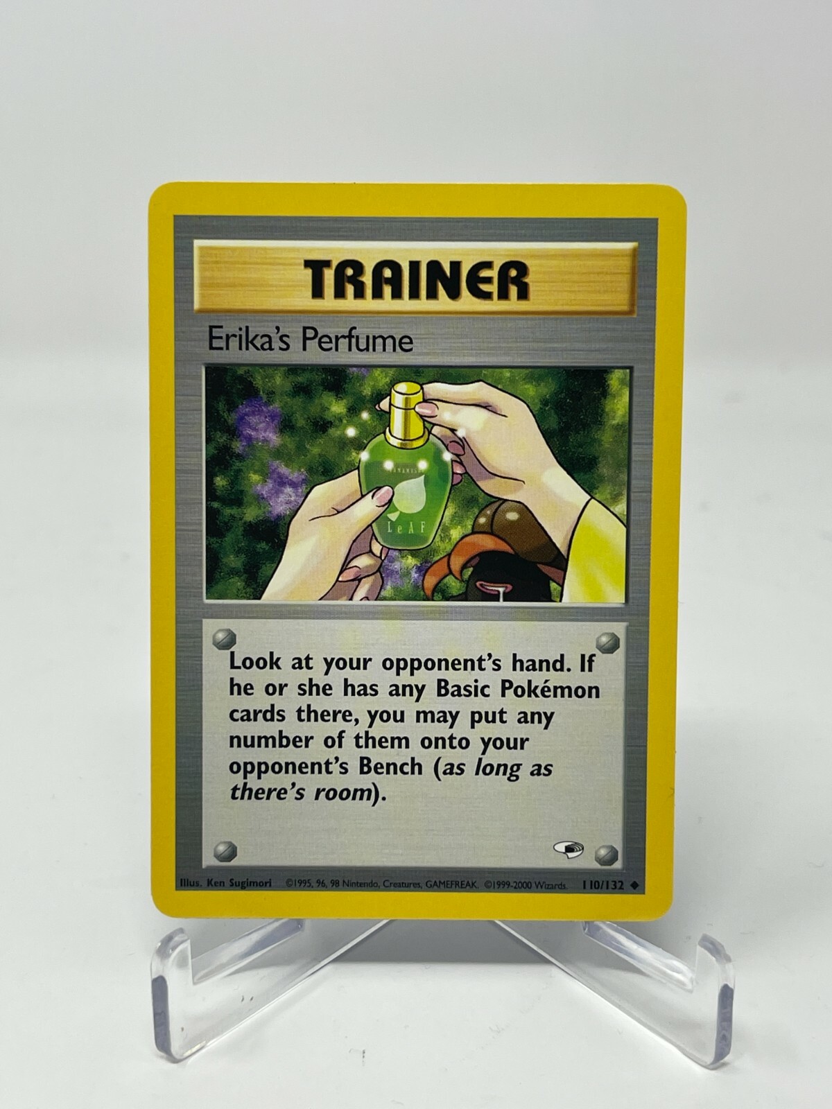 Pokemon Gym Heroes Trainer Erika's Perfume 110/132 Regular NM