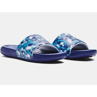 New Under Armour Boy's Ansa Graphic Slide Sandals Size 11K 3024438-106