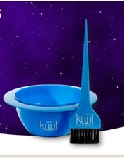 hair dye brush and bowl