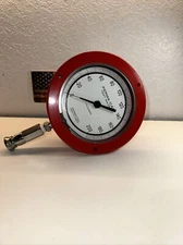 PERMA-CAL INDUSTRIES 0-200 PSI PRESSURE GAUGE 6" RED 101FTM06R21 CAGE 59018