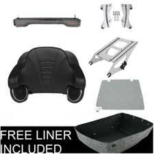 King Trunk Rack Speakers Tail Light Fit For Harley Touring Road Glide 2014-25 24