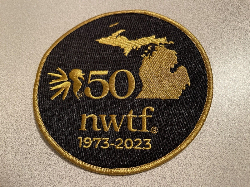 2023 NWTF SPECIAL 50th YEAR MICHIGAN SUCCESSFUL DNR TURKEY HUNTING PATCH -DEER -
