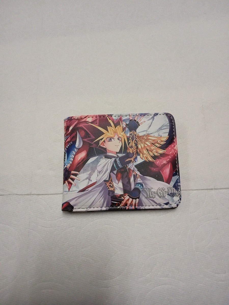yugioh card wallet Yu-Gi-Oh anime cartoon bifold PU wallet with ID slot, card slots and coin  pocket