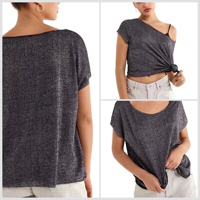 NWT Project Social T Urban Outfitters Textured Off Shoulder Top