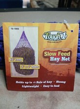 Tough 1 Slow Feed Hay Net 42"long 2"X 2" strong Light weight easy to feed