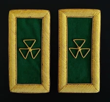 Knights Templar Prelate Shoulder Boards in Bullion