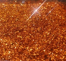 1/2 Pound Premium Bright Orange Metal Flake .015" Metallic Auto Paint Additive 
