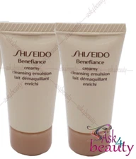 Shiseido Benefiance Creamy Cleansing Emulsion 0.23oz/7mL Same As Pic Choose Lot