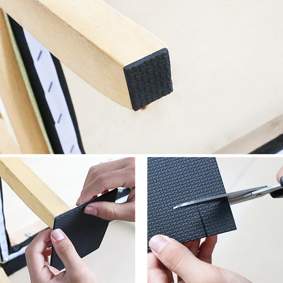 10 Sheets Chair Felt Pads Furniture Floor Protectors Prevent eBay