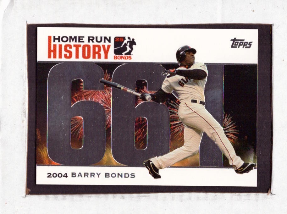 2005 - 2006 Topps Barry Bonds Home Run History  -  Finish Your Set - You Pick