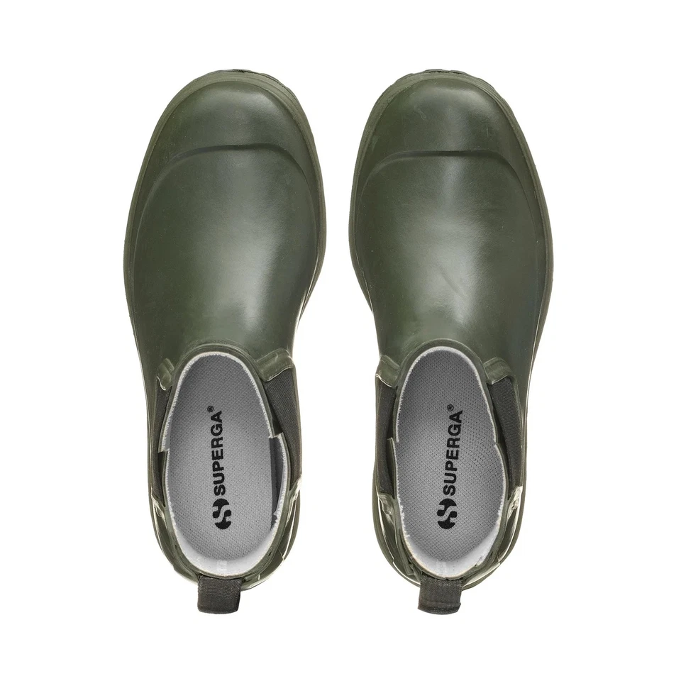 Superga 798 botas de goma unisex botas de lluvia verde 39 - Imagen 4 de 4