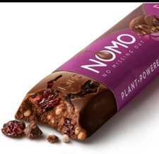 23 x Nomo Fruit & Crunch Vegan Chocolate 32g Bar Dairy Gluten Egg & Nut Free.
