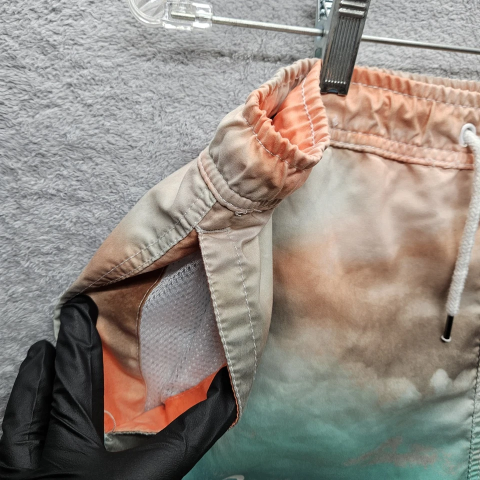 Native Youth Men's Sz 32 Swimwear Trunks Shorts Flamingo Print Multicolor - Image 2 of 4