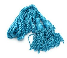 Cord Bagpipe Drone Cords Highland Silk Sky Blue Military Ceremonial R1597