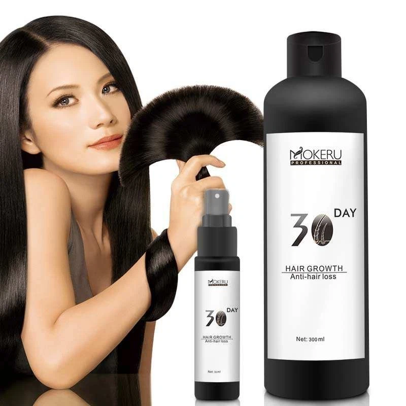 Mokeru Castor Hair Growth Oil Spray 330ml Anti Hair Loss Serum Treatment