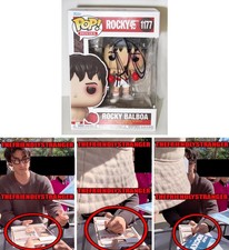 Anthony Ippolito signed "ROCKY BALBOA" Funko #1177 EXACT PROOF I Play Rocky COA