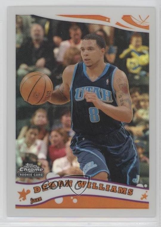 2005-06 Topps Chrome Refractor 910/999 Deron Williams #200 8f4