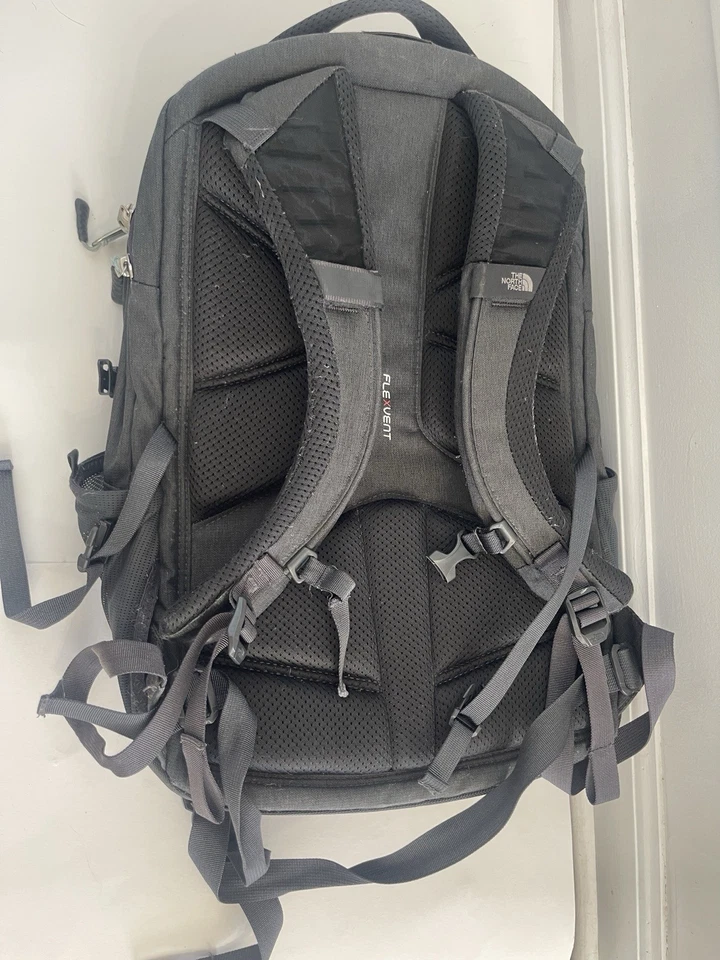 The North Face Borealis Luxe Backpack Gray Turquoise Laptop Hiking Travel - Image 4 of 4