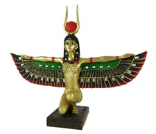 Zeckos Winged Isis Egyptian Goddess Statue Deity Mythology