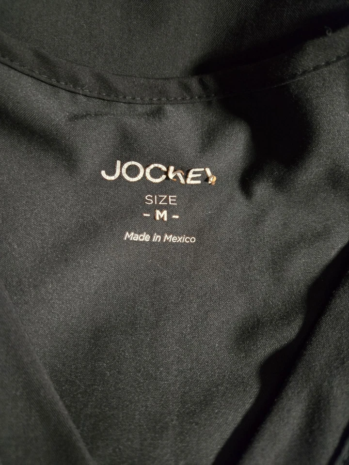 Blusa Médica JOCKEY PARA HOMBRE Talla M-NEGRO Cuello en V-Pecho 24"/L 29" Foto 3 de 4