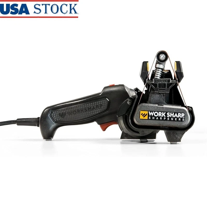 Multi Tool Knife Sharpener Flexible Belts Two Speed Motor Precision Edge Guide