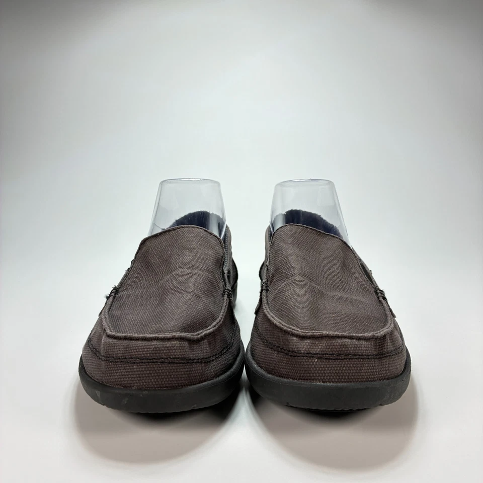 Zapatos Mocasines Crocs Santa Cruz Gris Oscuro Parte Superior Baja Informales Sin Cordones 14391 Mujer Talla 10 Foto 3 de 4