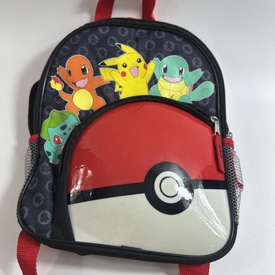 Super Cute Pokemon Pikachu Backpack Pokeball School Book Bag Kids Small