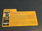 gi joe lot File Card 1989 Lightfoot Night Force Great Condition