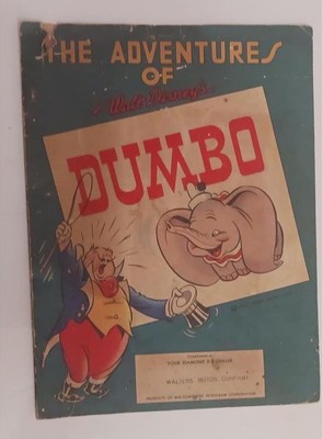 WALT DISNEYS DUMBO WEEKLY 1942 D-X DIAMOND PROMOTIONAL COMIC FOLDER BINDER