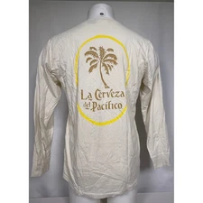 Pacifico Beer La Cerveza del Pacifico Long Sleeve T-Shirt Men's MEDIUM